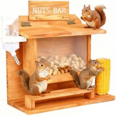 너트 바 다람쥐 피더 야외용 다람쥐 피더 다람쥐 피크닉 테이블 땅콩 옥수수 속 피더 옥수수 땅콩용 나무 다람쥐 피크닉 테이블 피더 다람쥐 피더 박스, 너트 바 다람쥐 피더, 야외용 다람쥐 피더, 다람쥐 피