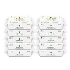 나무에서 자연으로 생분해 물티슈 102매 x 10팩, 10박스, 60g