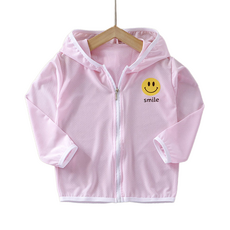 兒童冰絲外套 男童女童防曬衣 薄款速乾透氣涼感外套 兒童夏季薄外套