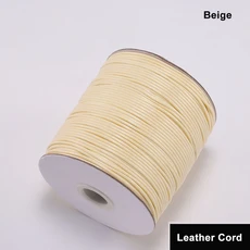 1/1.5mm 칠 로프 실 끈 왁스 코드 용품 보석 꼬임 만들기 면 10m 가죽 팔찌 구슬 2mm 마크라메 공예, 1개, 21 beige