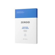 ZEROID 수딩 시트 마스크 팩 28ml 10매 세트, 1개, 10개입