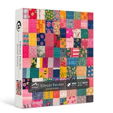 해외 PICKFORU 성인용 플럼 블라썸 드림스케이프 퍼즐 1000피스 빈티지 꽃 나무 풍경 홈 데코로 불가능한 독특한 호수 공원 테마 미국매장정품+ 1729238, Vibrant Patches.