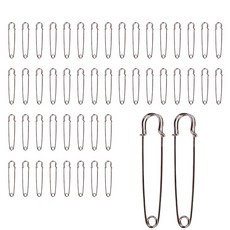 Hansuui 大號衣夾 50 件套 100 毫米蒲團床固定衣服修理, 單色, 50個