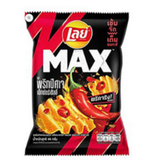 Lay's MAX 辣椒口味洋芋片 香辣夠勁 酥脆口感 追劇聚會, 1個, 44g