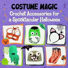 (영문도서) Costume Magic: Crochet Accessories for a Spooktacular Halloween Paperback, Independently Published, English, 9798335679312