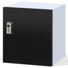 아이엠비몰 / 업그레이드 큐빅 사물함 / 다이얼키 400(대) / 10가지 칼라 / 조용한 댐퍼경첩, 400(대) 블랙, 1단