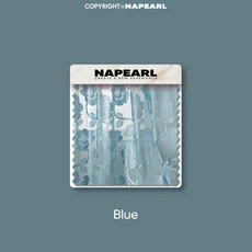 NAPEARL 유럽 스타일 자카드 얇은 명주 그물 커튼 거실 식당 침실용 미국 커튼 1 개