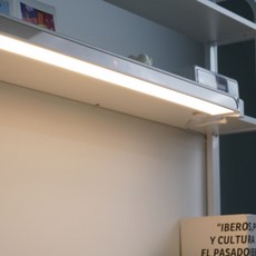 아이클 LED 책상조명 독서실스탠드 스탠드조명 클립형 간편설치 14W 70cm, 화이트