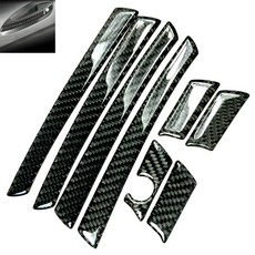 亮光3D真碳纖維 Carbon Fiber 真卡夢 外拉手 外把手貼片 09-15 X204 GLK350 GLK250, 1個
