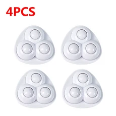 가구용 휠 360 ° 스테인레스 스틸 롤러 자체 접착 풀리 쓰레기통 보관함용 범용 휠 가구 캐스터 4 개, 01 빠른, 02 4pcs Wheels