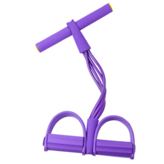 데일리프렌즈 로잉밴드 헬스 다이어트 운동기구 튜빙밴드, 퍼플, 1개