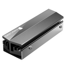 協明 Jonsbo M.2-3 SSD 硬碟散熱器 全鋁 2280 斜角風切鰭片, 1個, M.2