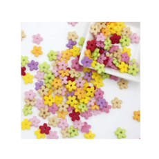 슈가스프링클] 스위트 플라워 꽃모양 스프링클 데이지 데코레이션 12g 소포장, 1개