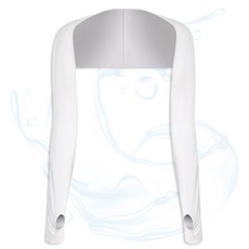 여름 스포츠 팔토시 흰색 자외선차단