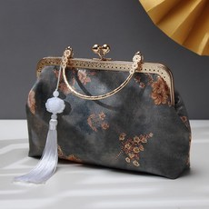 코코린느 우아하고 고급스러운 실크 한복 가방 혼주 클러치(2colors)