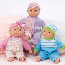삼둥이 조카 선물 여아 인형놀이 아기 애착인형 베이비3종세트 엄마역할 놀이 선물