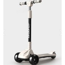 접이식 세발 킥보드 고학년 어른 폴딩 중학생 어린이 씽씽이 주니어 삼륜, 화이트, 1개