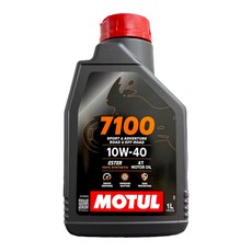 MOTUL 7100 4T 10W40 MA2 全合成酯類機油 重機檔車專用 提升引擎保護與性能, 1個