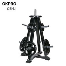 중량 원판 거치대 바벨 보관대 선반 장비 이동식, ok0033, 1개, 1g
