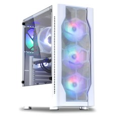 IGUJU 網格強化玻璃 PC 機殼 中塔 白色 HATCH 6 Flex, iGUJU HATCH 6 Flex