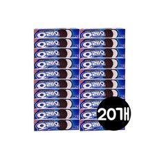 오레오 초콜릿 샌드위치 쿠키 화이트크림, 100g, 20개