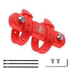 시그니처베이지 자전거 물통 거치대 케이지 실리콘 어댑터 논볼 YPZ369, 1개, 레드