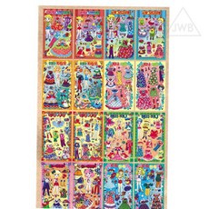 웍스알 추억의 종이 인형 2 종이인형옷갈아입히기