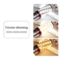 LED 촛불 전구 3W 12W AC85-265V 가정용 샹들리에 조명 거실 및 에너지 절약 램프, 05 9W_02 E27, 1개