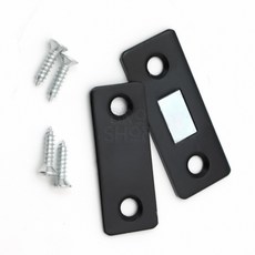 라잇뚜 자석 도어캐치 10개 싱글 블랙 마그네틱도어캐치