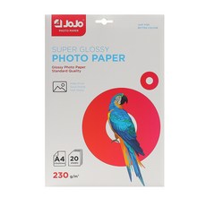 컬러잉크젯 포토 인화지 230g A4 20매 광택 포토용지