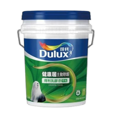 Dulux 得利 健康居除甲醛乳膠漆 5加侖, 1個, 額外優惠：支架+印花滾頭*2組