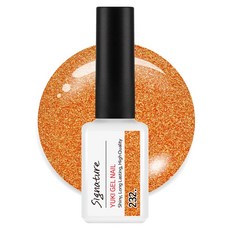 유키 시그니처 젤네일, 232호 아우로라오렌지, 7g, 1개