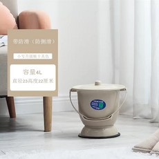 요강 간이 소변기 휴대용 소변통 이동식 차박 캠핑용, 소형 카키 업그레이드