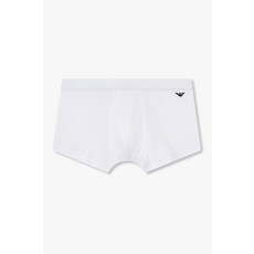 엠포리오 아르마니 EMPORIO ARMANI UNDERWEAR 남성 이글 자수 리브드 드로즈_화이트 0815112070 2503186379 435689