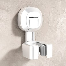 이지착 프리미엄 흡착 무타공 청소도구걸이, 1개, 화이트