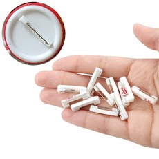 명찰핀 붙이는 접착식 옷핀 이름표만들기 집게 브로치 핀대, 1개