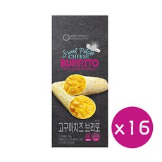 남향푸드 또띠아 브리또 고구마치즈 125g x 16개