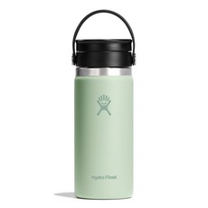Hydro Flask Flex Sip 커피 텀블러 - 단열 스테인리스 스틸 흘림 방지 누출 방지 여행용 컵 591.5ml(20온스) 클라우드 핑크 163487, 473.2ml(16온스), 알로에