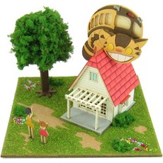 산케이 스튜디오 지브리 미니 이웃집 토토로 쿠사카베 가와 네코버스 논스케일 페이퍼 크래프트 MP07-02, 산케이 스튜디오 지브리 미니 이웃집 토토로 쿠사카베 가