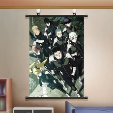 23종 애니 괴수8호 포스터 일러스트 그림 브로마이드 태피스트리 걸이 일러 굿즈 피규어 호시나 레노, 60x40cm, 아트천족자그림, 옵션6