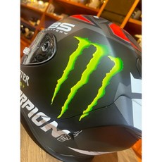 全新現貨 不用等 消光紅L Scorpion EXO Monster Fabio 法國 小鮮肉 選手安全帽, 紅色/消光,L, 1個