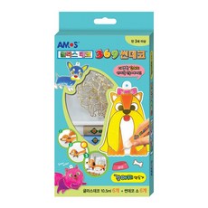 아모스 / 글라스데코 썬데코 강아지 만들기 / 글라스아트 썬데코 윈도우아트 썬데코모빌 스테인드글라스 만들기세트, 1개, 혼합색상