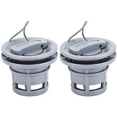 와트리스 베이이 카누 밸브 교체 에어 2개 카약 보트 밸브 가스 공기 주입식 딩기용 누출 방지 PVC