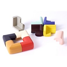 【mamabao】嬰幼兒防撞用品 寶寶安全防撞角, 1個, 棕色(4入/1組)