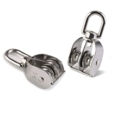 와이어 도르래 스테인리스 내구성 녹방지 견고 도르래 강한 풀리 고정식 다용도 산업용 낚시용 운반용, M25