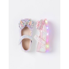 OZKIZ 샤인리본팝LED 구두