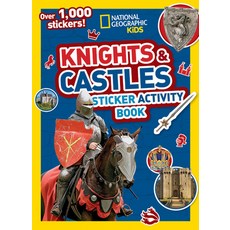 Knights and Castles Sticker Activity Book Paperback, National Geographic Kids