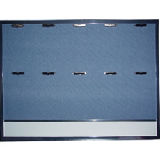 알루미늄 게시판 고정형 벽걸이 10구 알루미늄 알림판 사무실 공지, 나이렉스군청