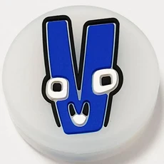 쿠쿠스토어 2 영어 글자 테니스 충격 방지 흡수기 실리콘 라켓 패드 진동 액세서리, 02 style V