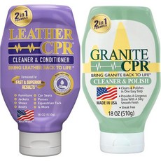 Leather CPR 가죽 클리너 컨디셔너 및 화강암 폴리쉬 세트
